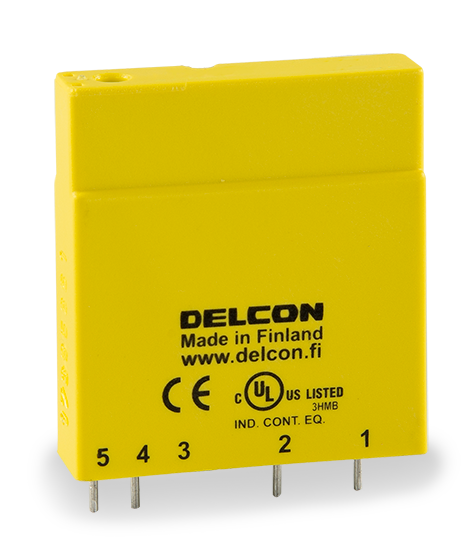 DELCON SLI230CR industrial solid-state input relay, 240 V AC input, 24 V DC output